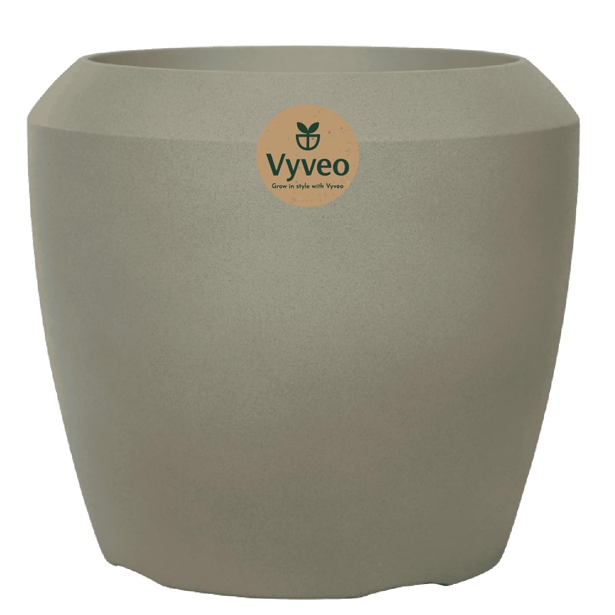 Blumentopf Liora - 44x40 - Beige - Blumentopf für den Innen- und Außeneinsatz - Übertopf - Pflanztopf - Pflanzgefäß