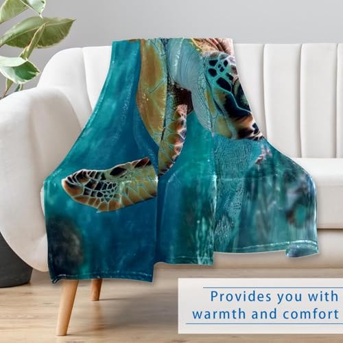 Couverture tortue marine douce de qualité supérieure pour lit - 7