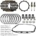 Clutch Kit Heavy Duty Springs & Cover Gasket Compatible with Suzuki Intruder 800 VS800GL/GLV 1992-2004 Boulevard S50 VS800 2006-2009 Intruder 700 750