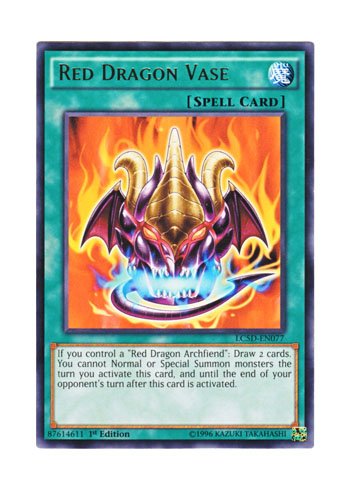 Amazon.co.jp: 遊戯王 英語版 LC5D-EN077 Red Dragon Vase 紅蓮魔竜の