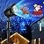 Tangkula Christmas Santa Claus on Sleigh Projector Light, Rotating LED Projection Lamp with 60° Adjustable Angle, Outdoor Landscape Decorative Lighting for Christmas, Holiday, Party, Garden, Patio