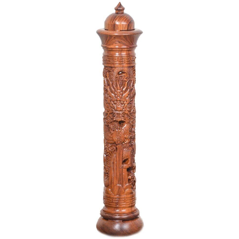 Brûleur d'encens pour la méditation Sanfly, porte-bougie en bois zen