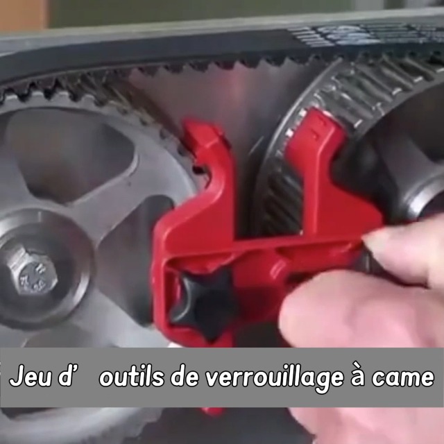 Outil De Verrouillage Pour Poulie De Moteur - Pour L'entretien De L'arbre à Cames Et De La Courroie - En Acier Haute Résistance - 166 G - 5