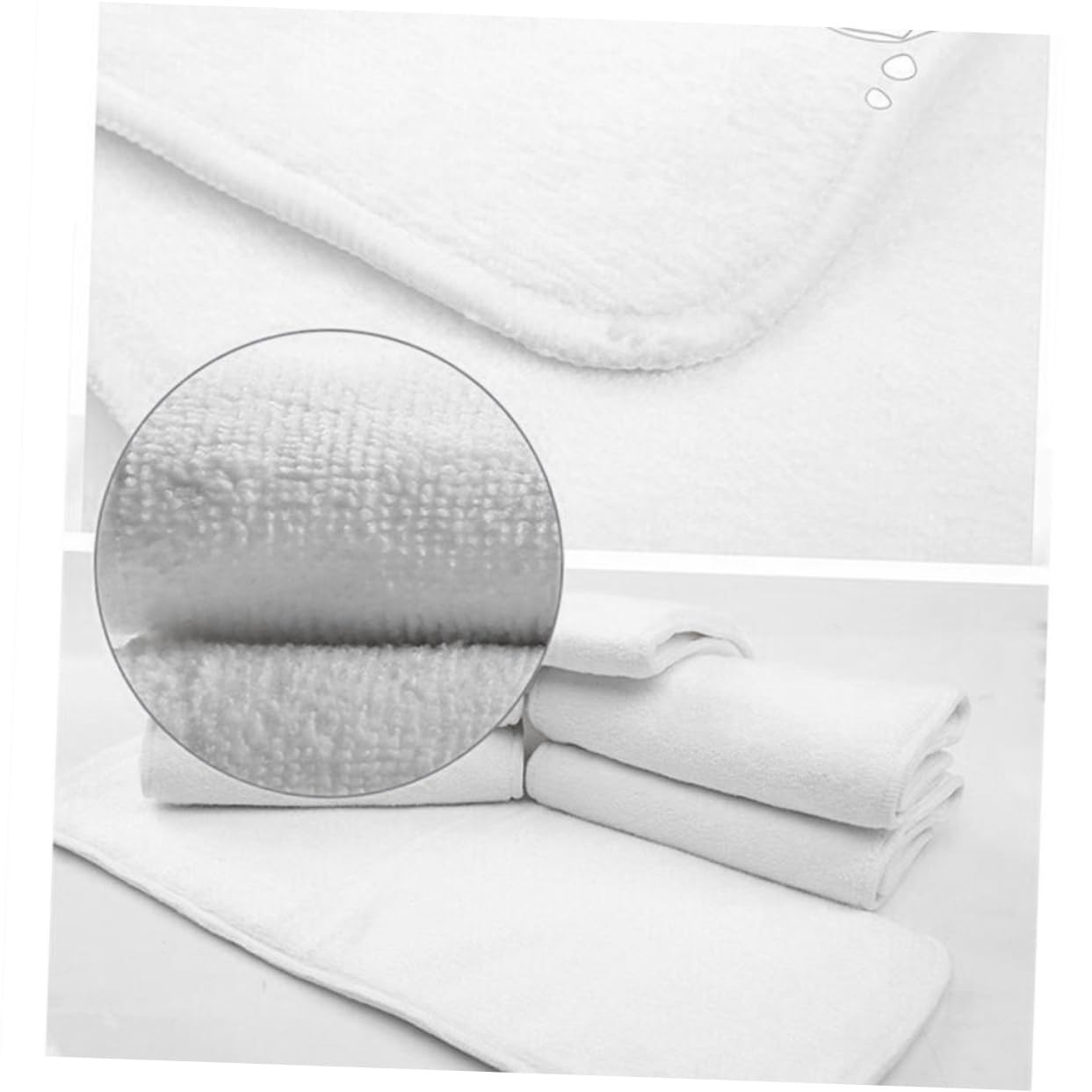 NOLITOY Washable Reusable Diapers for Adult Women Men Large Thick Napkins Fiber Inserts Breathable Leakproof for Elders Patients