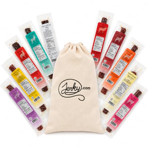 Jerky.com Exotic Meat Sticks Variety Pack