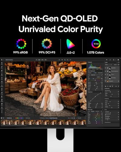 Image of Q27S 27 inch 4K Monitor, OLED Glossy Panel (Honeycomb with Stand)
