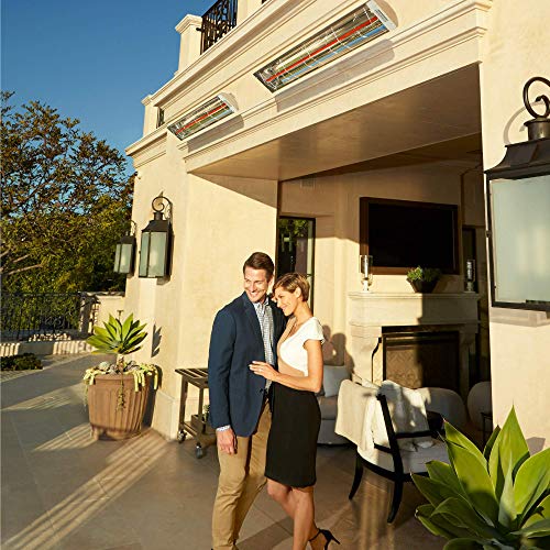 Infratech C-3024 Bl Stainless Steel 61.25” Single Element Fixture 3000 Watt, 240 Volt, Black Finish #TOP5