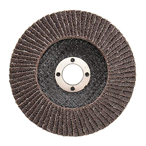 Disque de ponçage à rabat 100 mm pour éliminer la rouille sans rayer le métal