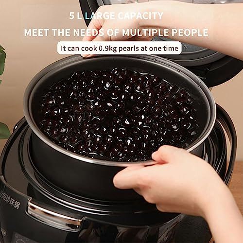 Cuiseur à perles de tapioca 5 L tactile pour éviter les boba collants