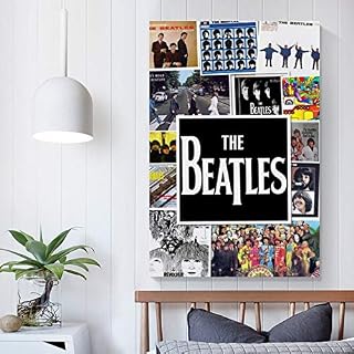 XYDD Couverture de l’album Beatles Poster décoratif Peinture sur toile Art mural Salon Posters Chambre 50 x 75 cm - Les Beatles, Paul McCartney, John Lennon, RIngo Starr, George Harrison XYDD Couverture de l'album Beatles Poster décoratif Peinture sur toile Art mural Salon Posters Chambre 50 x 75 cm – Image 5