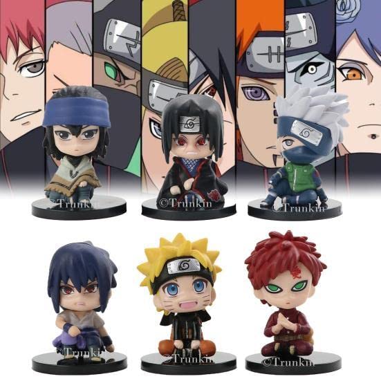 Buy Trunkin Naruto Action Figure Set of 6 Pcs PVC Anime Figures Toy