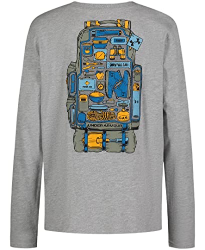 Image of Under Armour Boys Long Sleeve Shirt, Crewneck, Lightweight and Breathable