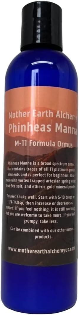Monatomic Gold Formula Liquid - Phinheas Manna 8oz Ormus