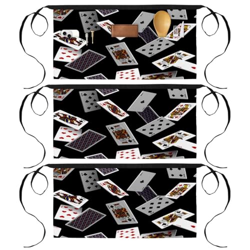 Tabliers courts de chef multicolores avec poches pour restaurant et bar - 2