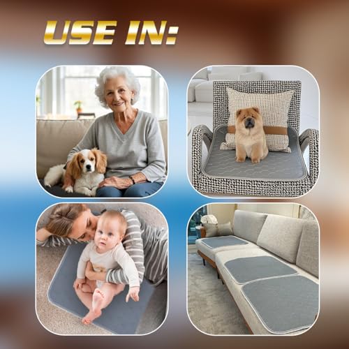 Protection de siège lavable de qualité supérieure lot de 4 alèses étanches - 4