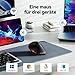 TECKNET Ergonomische Maus, Kabellose Bluetooth Vertikale Maus(BT 5.0+BT 3.0+2.4G), 6 Einstellstufen bis 4800 DPI, Optisch Leise Wireless Mouse für Laptop/PC/Mac/Tablet/iPad(W... 6 Tasten