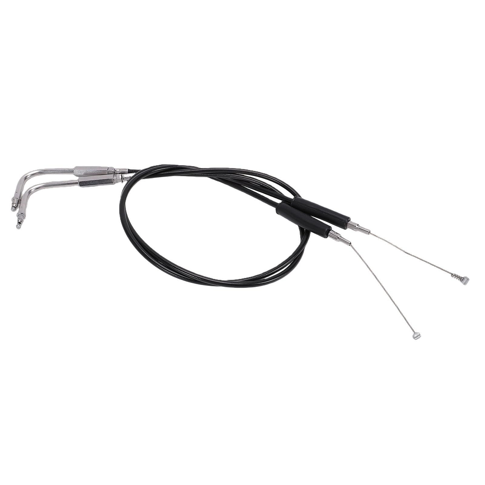 Greensen Juego de Cables de Acelerador de Motocicleta, Paquete de 2 Cables de Acelerador de Acero Inoxidable, Control Extendido de 35,43 Pulgadas, Funcionamiento Suave, Fácil Reemplazo para XL883