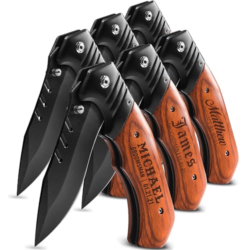 Groomsmen Gifts Custom Groomsmen Knives Personalized Pocket Knife For Wedding-Personalized Gift Proposal Gift For Groomsmen And Best Man