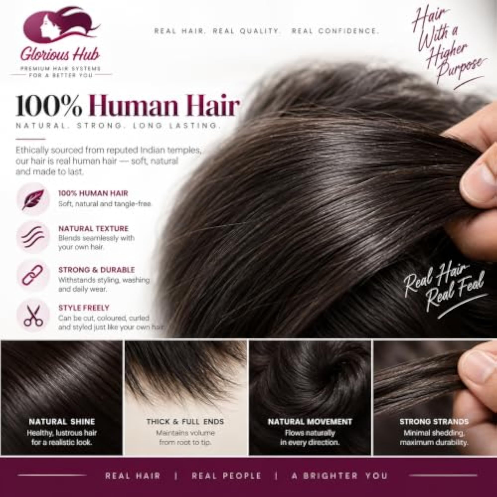 11x8 Fine R Mono Premium Men's Hair Patch
