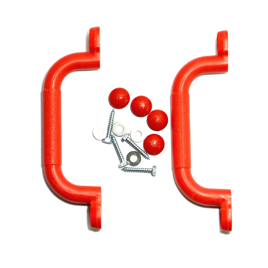Lot De 2 Poignées De Sécurité Pour Aire De Jeux, Cadre D'Escalade, Équipement Pour Enfants, Tanière, Cabane Dans Les Arbres