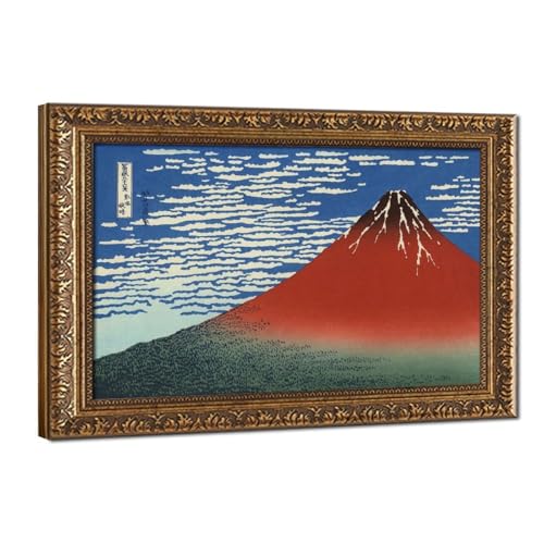 Poster Mont Fuji Hokusai idee cadeau originale estampe japonaise toile