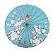 Baoblaze Japanischer chinesischer klassischer Tanzschirm, Seidenschirm, Sonnenschirm, orientalischer Sonnenschirm, 81,3 cm, geölter Papierschirm für, Stil f