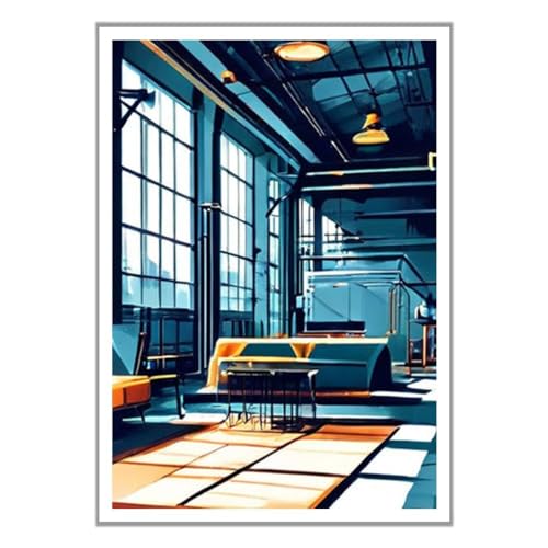 GAEKKO Quadro in vetro acrilico con cornice in vetro acrilico 20 x 30 cm