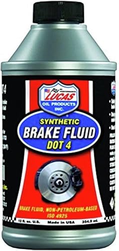 Lucas Oil 10827-12 DOT 4 Líquido de frenos, 12 onzas, caja de 12