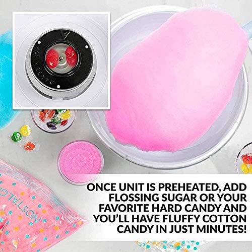 HYLK Mini Zuckerwattemaschine, ArbeitsplatteZuhause Zuckerwattemaschine für Kinder - Kinder Kreatives Geschenk Halloween… – Bild 3