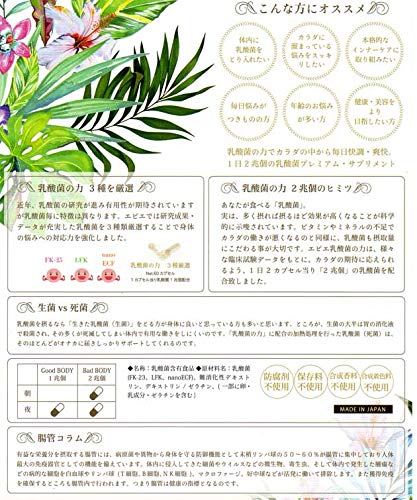 Amazon | エピエ epier FLORA COLLECTION 乳酸菌の力 20,000(2兆)個  