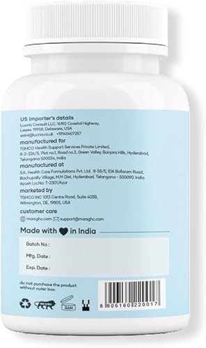 Miniatura 8 de mars by GHC Surge Max Caps - Paquete de 2 (120 N)  Desarrollado por Safed Musli & Gokshura  Mantiene sobre toda la salud  Good Health Company