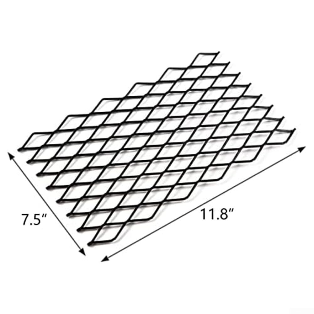 Feuerrost, robuster Feuerschutz für Kamin, offenes Feuer, Holzbrenner, robuster Holzkohlerost, Holzofenkorb, Stahl (19,1 x 30 cm)
