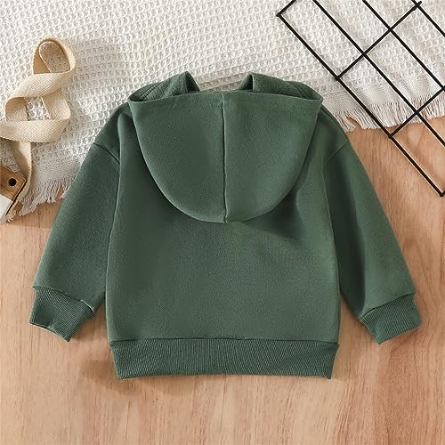 Toddler Hoodie Sweatshirt Fall Clothes Boys Jacket With Hood, Pullover Hoodie 2 to 7 Years2
