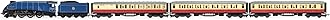 Hornby Mallard Record Breaker Train Set - Era 3. Train Sets. Flying Scotsman, Blue (R1282M)