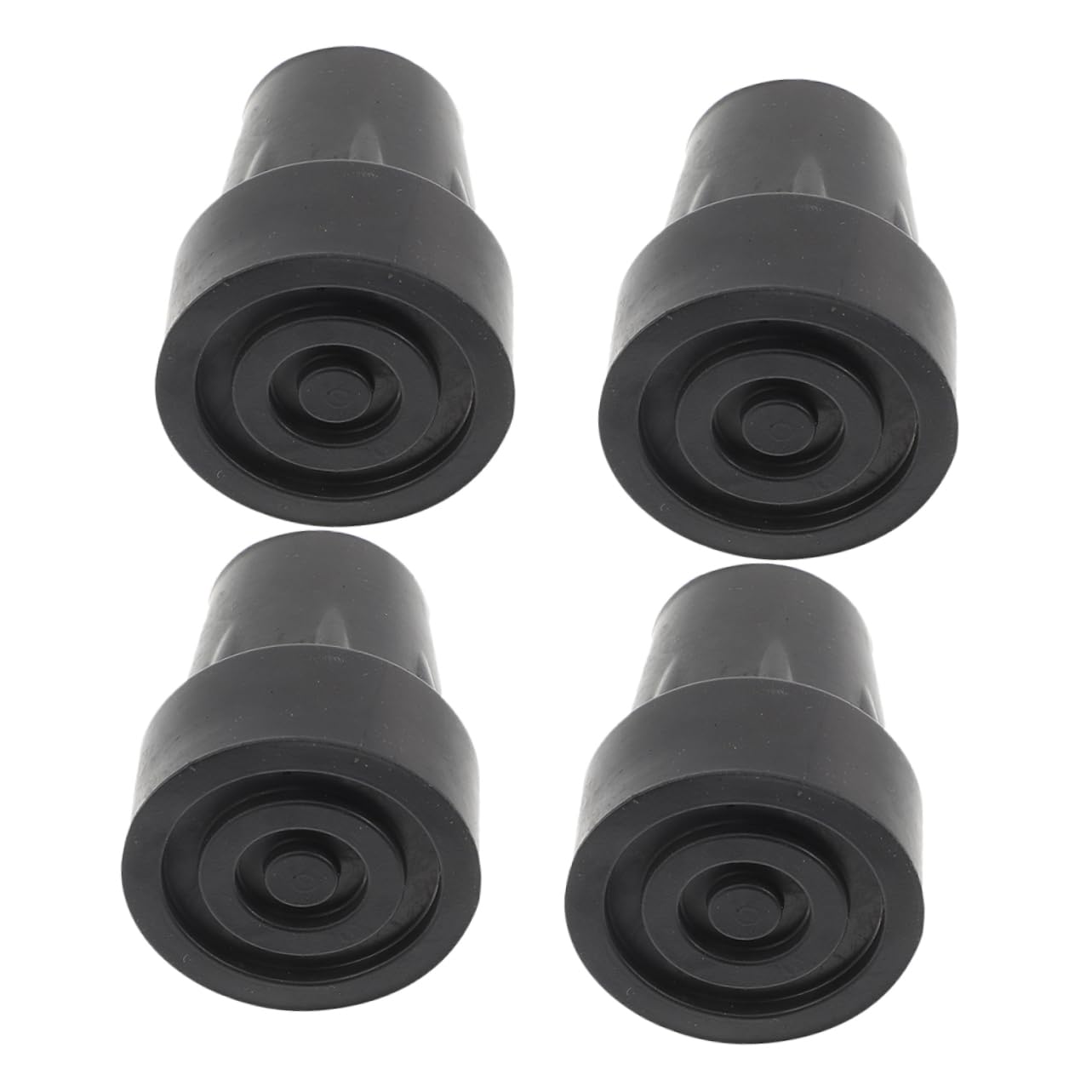 IWOWHERO Hiking Pole Tips Set 4pcs 19mm Walking Stick Rubber Feet Wear-Resistant and Easy to Fit Canes Accessories