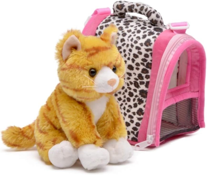 Unipak 2316CG-4 Tabby Meow in Pink House, 9-inch Height