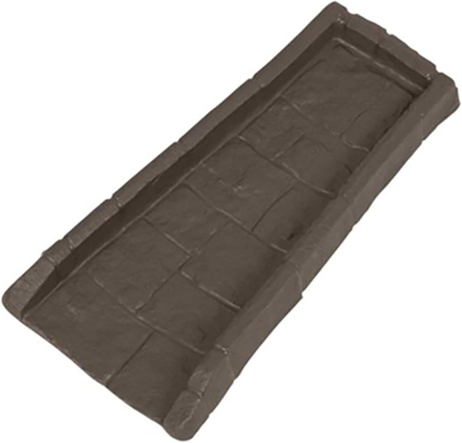 Suncast Decorative Home Splash Rain Gutter Drain Block Heavy Duty Replacement Guard to Prevent Soil Erosion and Rain Washouts, Java 1 Pack Brown