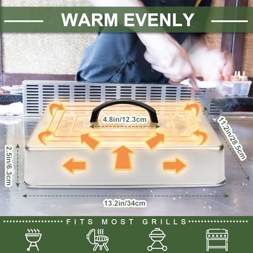 2pcs-Rectangular-Basting-Cover-Stainless-Steel-Cheese-Melting-Dome-Steaming-Cover-Lid-Commercial-Grade-Heavy-Duty-Griddle-Grill-Accessories-for-Flat-Top-Grill-Cooking