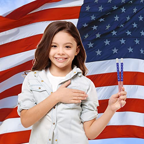 Lápices American Flag Bulk para Independencia miniatura 6