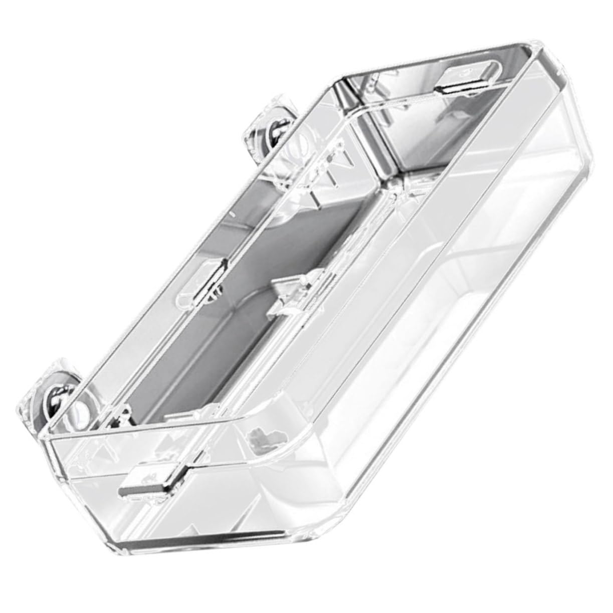 Hohopeti Transparent Reptile Food Feeder Bowl Durable Suction Cup Dish for Reptiles Easy to Clean Reusable Food Water Cup for Lizards Tortoises and Geckos