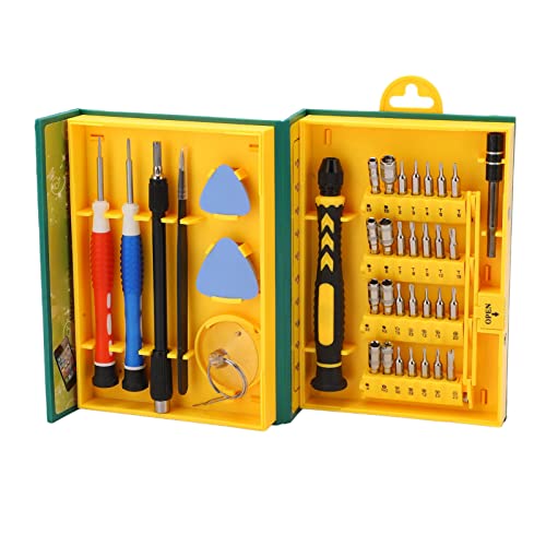 38Pcs Handle Bit Kit, Connecting Rod Set with Suction Cup Tweezer, Prying Tool, Complete Set for VIVO Repair