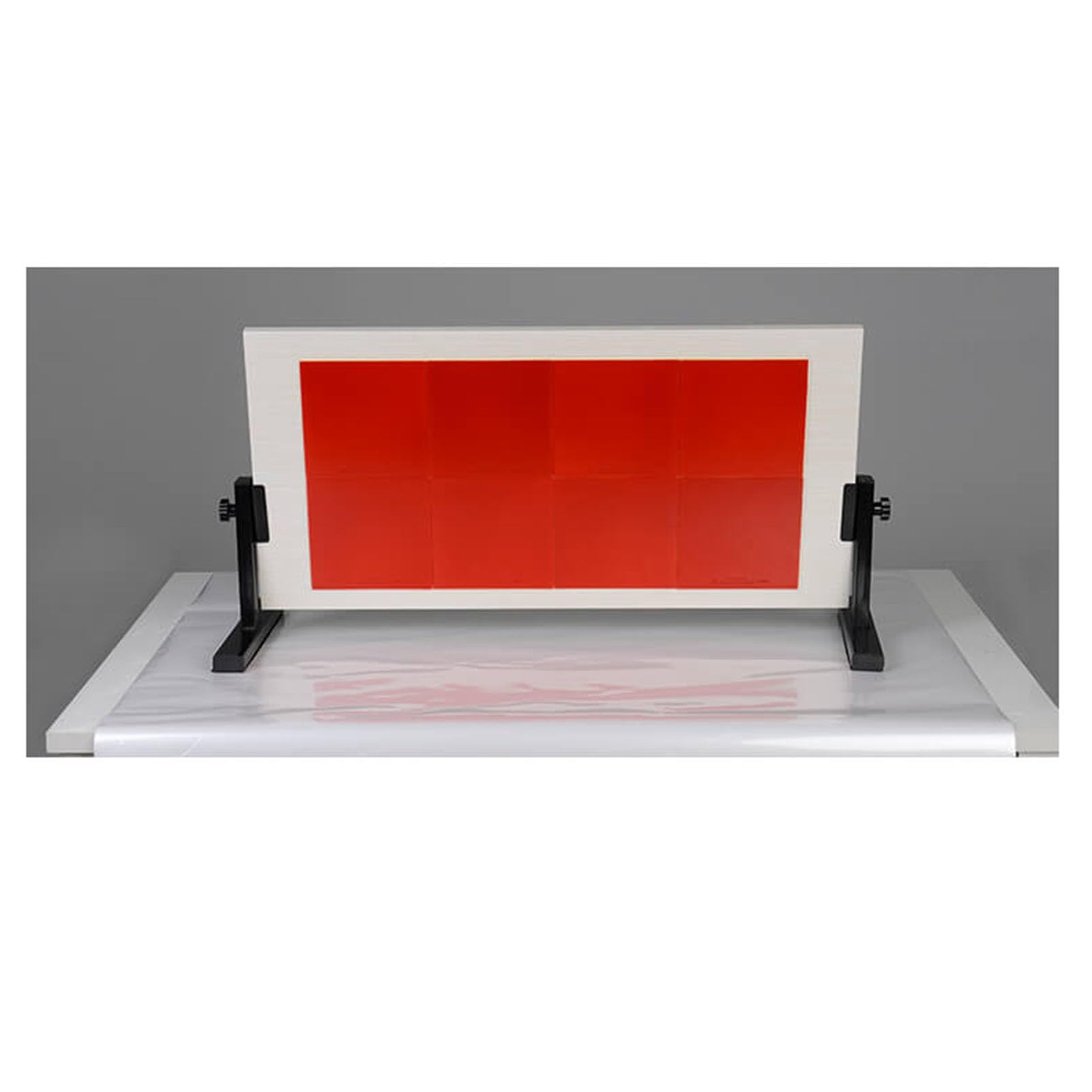 Tavola di Ritorno da Ping Pong, con Altezza Regolabile, Attrezzatura per Allenamento autonomo per Palestra Domestica, Studio della comunità (8 gomme Rosse)