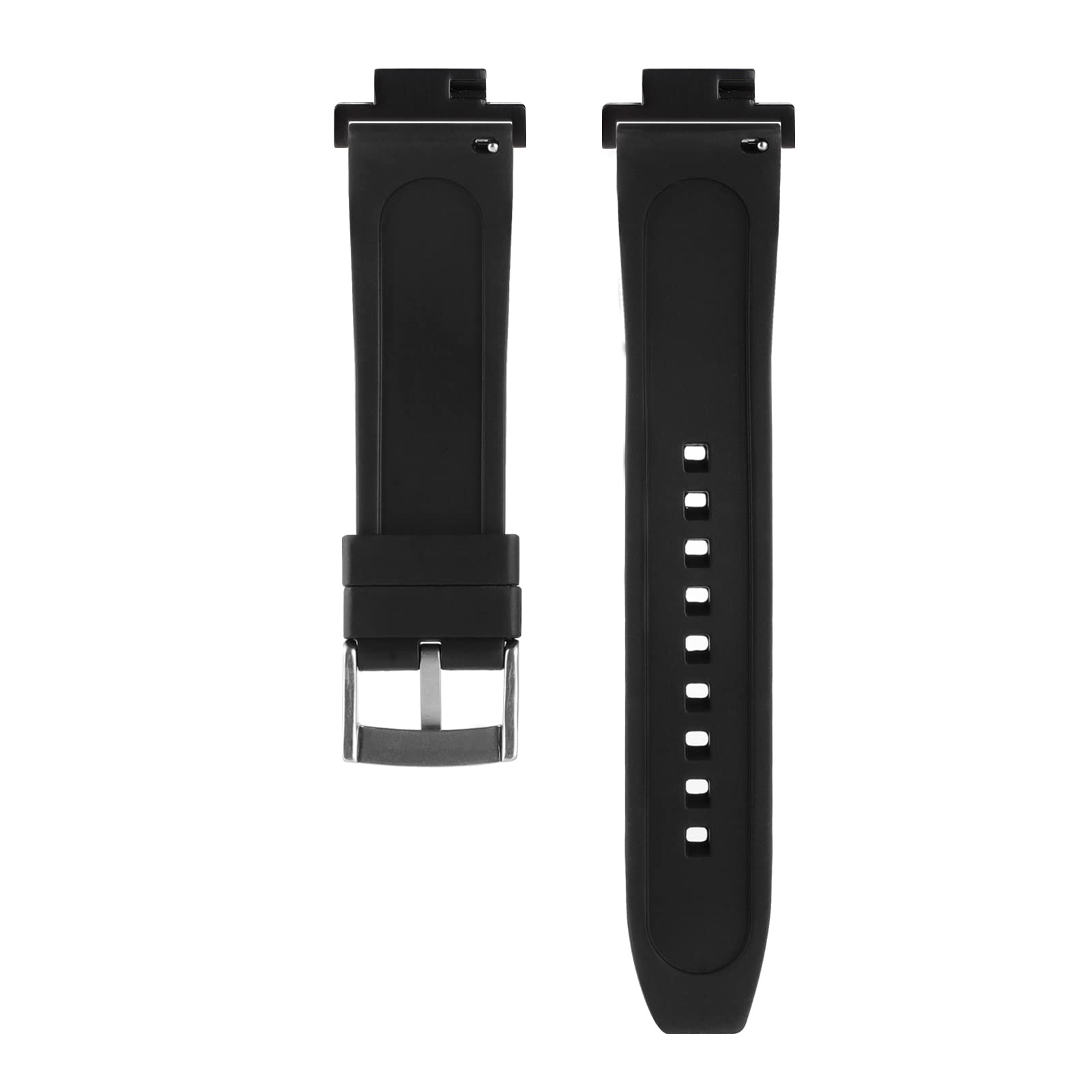 Shangshi 16mm Rubber Strap Watch Band For Casio G-SHOCK GBA-800 GBD-800 GBX-100 DW-5600 GW-M5610 GW-B5600 G-5600 GMA-S140 GA-900 GM-110 GA-400 DW-6900 GM-6900 (black black)