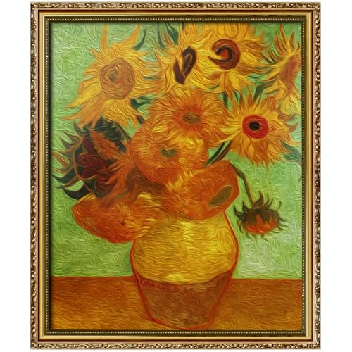 Image of 16x20 Frames Gold Picture Frame Vintage Wood Ornate | Shatter-resistant Plexiglass, Wall Hanging