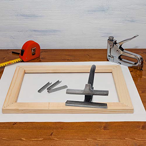 Us Art Supply Iron Canvas Pliers, Dual Design With Hammer & Jaw Gripper #TOP3