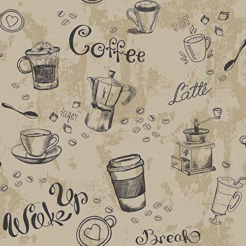 Landhaus Tapeten Italien Kaffee Küche Cover
