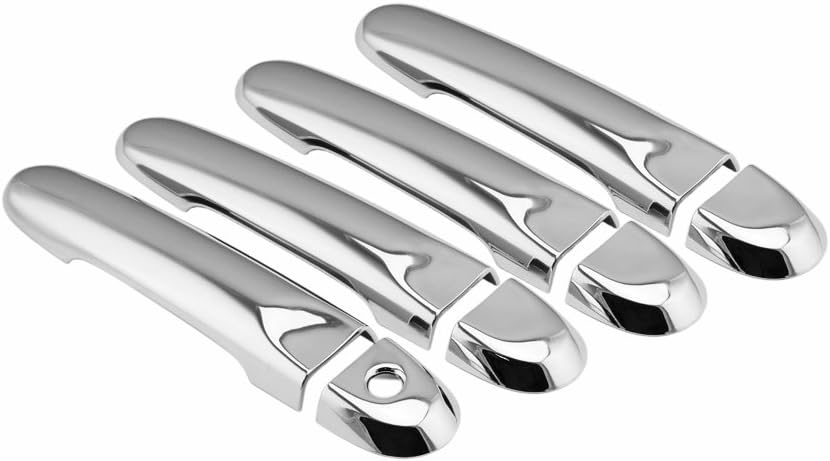 SEGADEN Chrome Plated Door Handle Cover Compatible with NISSAN Versa Cube Note Juke (4 Doors No Passenger Keyhole No Smart Key Hole) XG7505B