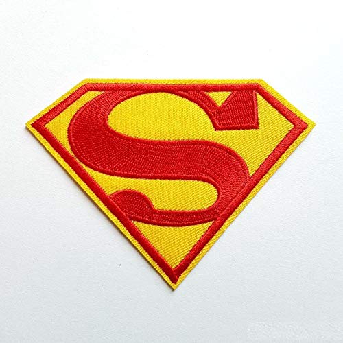 Superman superhero comic movie cartoon sci-fi 10.5x7.5 cm cool jacket backpack iron or stitch on embroidered patch