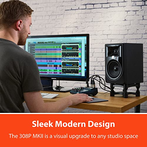 Image of JBL 308P MkII 8-inch Powered Studio Monitors - Pair