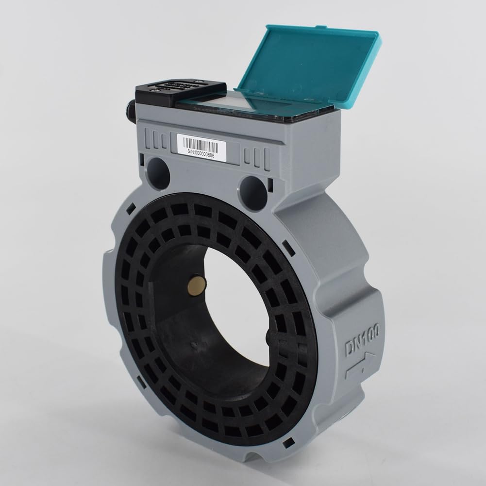 Batteriebetriebener Ultraschall-Wasserzähler DN80 RS485 Digitaler Wasserdurchflussmesser IP68 Sandwich-Typ Langlebig Einfach zu Bedienen